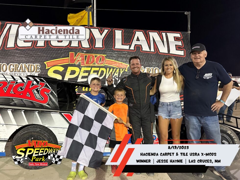 Winners for August 19th, 2023 Vado Speedway Park